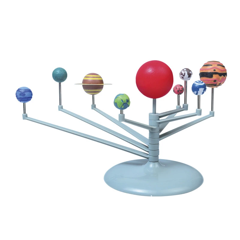 

sistema Solar System Model planets Nine Planets Kit Astronomy Painting Model Science Planetarium Educational Toys Model assembly