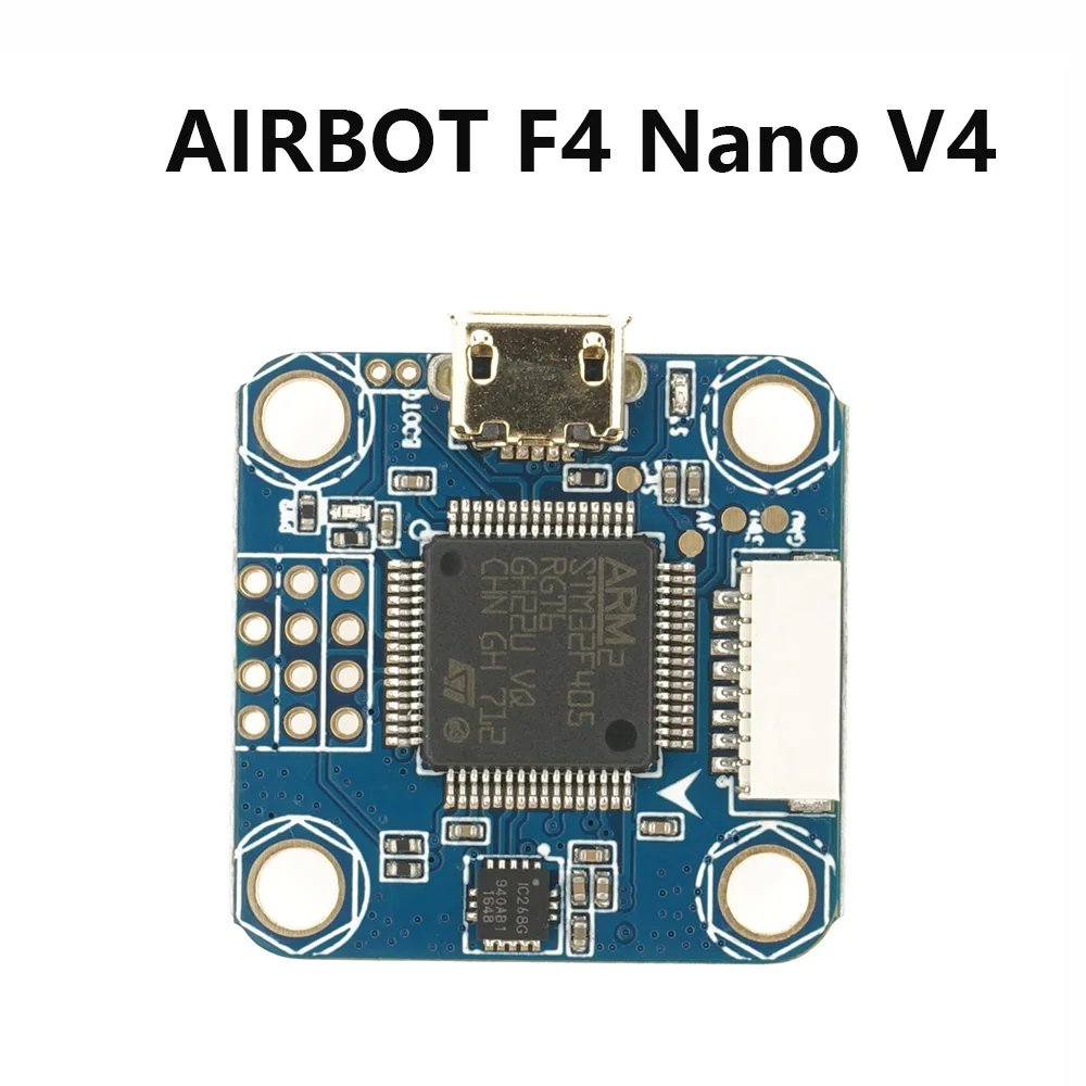 AIRBOT F4 Nano V4 Плата контроллера полета ICM20608 гироскоп для RC FPV гоночный кросс Дрон