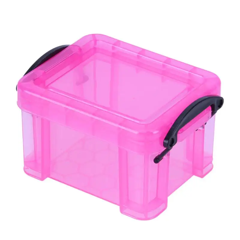

Home Furnishing Trumpet Mini Lock Box Super Cute Storage Boxes Organizer Double Buckles Box Household Storage Supplies