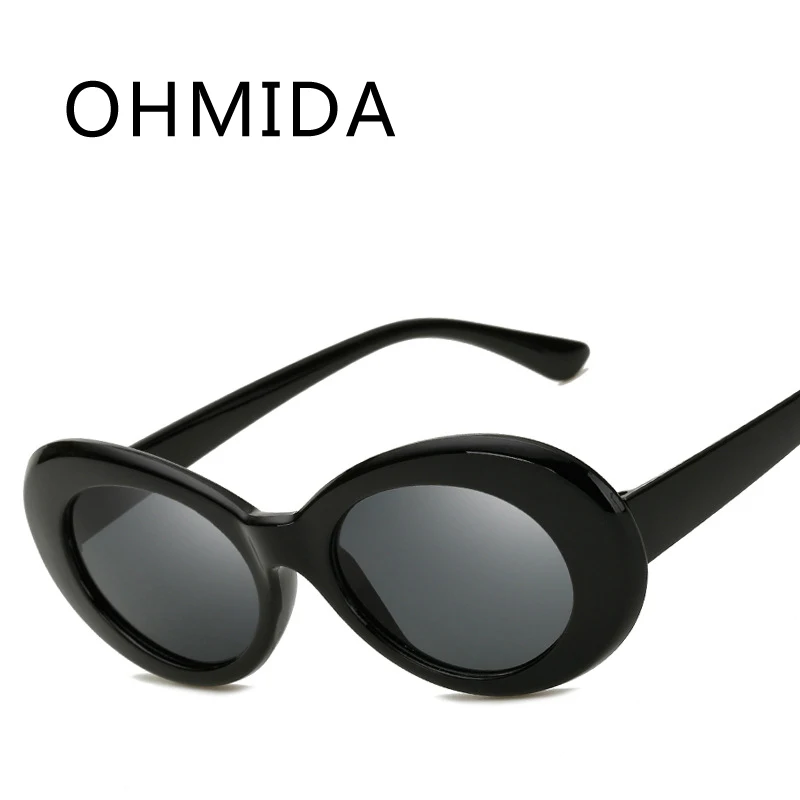 OHMIDA новые модные маленькие Овальные Солнцезащитные очки женские белые