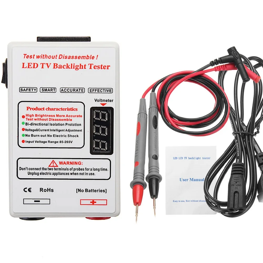 

YAM GJ2C 0-320V Output LED LCD TV Backlight Tester Detector Meter Tool Lamp Bead Board Portable Test Detect Repair Tool