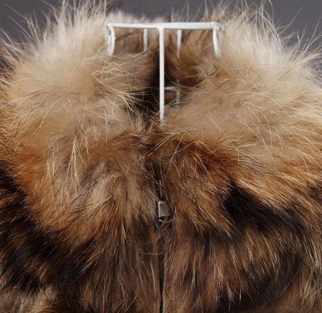 Femmes Natural De Les Raton Véritable Meilleur X Laveur Begin Fourrure En Pour Manteaux Mode Color Naturelle Vestes D'hiver Fourrures Veste long Réel Gros Chien P17zw1