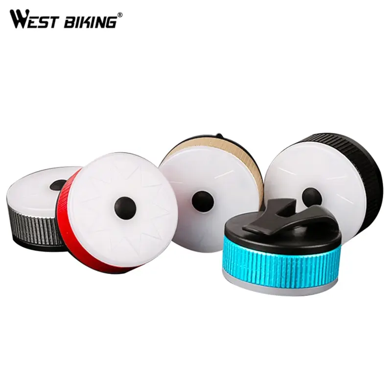 Cheap WEST BIKING 20 LM Cycling LED Rear Light Waterproof Bike 220mAh USB Charging Mini Tail Lamp 5 Models Helmet Bag Warning Lights 2