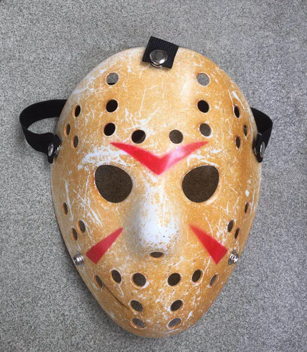 1 шт./лот, Черная пятница, № 13, Jason Voorhees Freddy, хоккейная, праздничная, Маскарадная маска на Хэллоуин(размер для взрослых), 100 грамм