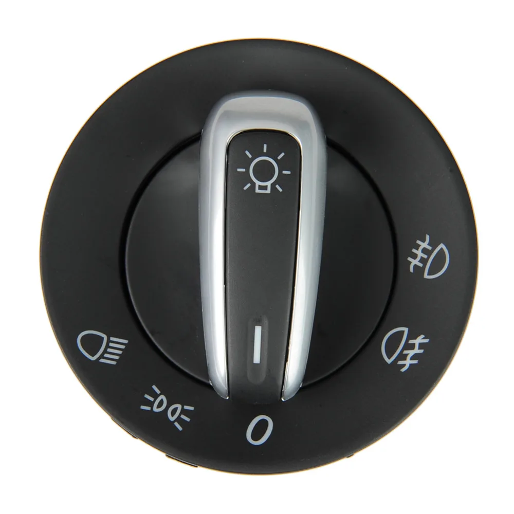 1PCS Chrome Headlight Switch For VW Golf 5 6 GTI Mk5 Mk6 Jetta 5 Passat B6 Touran Tiguan 5ND 941 431 A 5ND 941 431A 5ND941431A