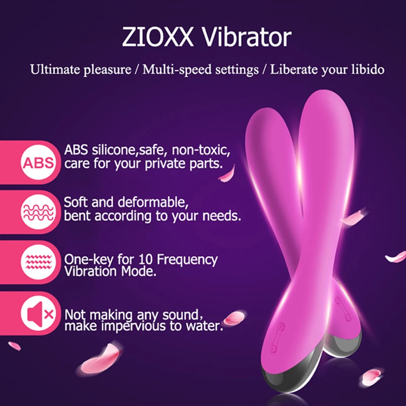 ZIOXX Женский Вибратор для массажа клитора AV стик точки G секс игрушка женщин