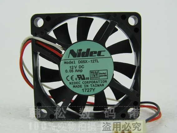 Nidec 5010 5 см D05X-12TL 12 V 0.05A 50 * 10 мм немой вентилятор охлаждение | Компьютеры и офис