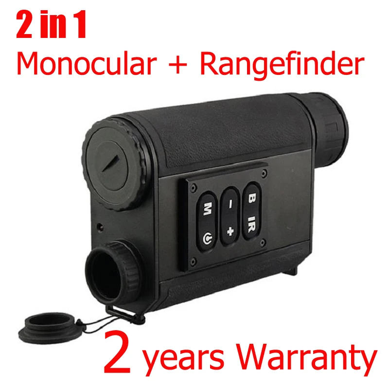 200M Range Night Vision Scope with 500M Range Laser Rangefinder 6X Night Vision Monocular Video