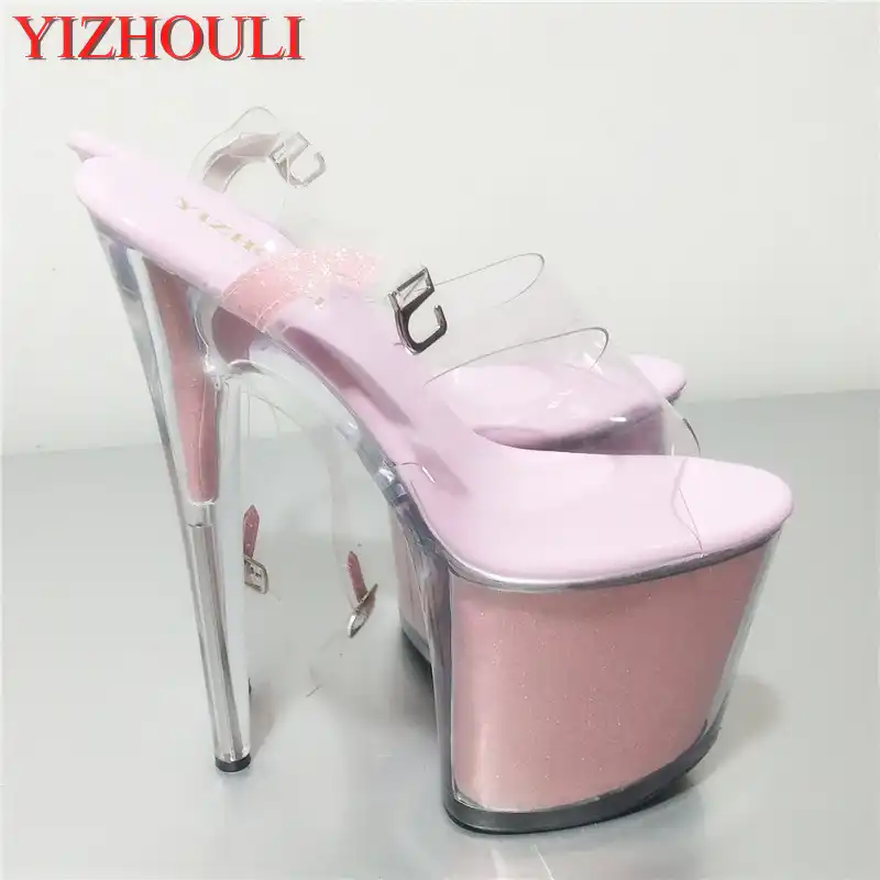 clear dance shoes