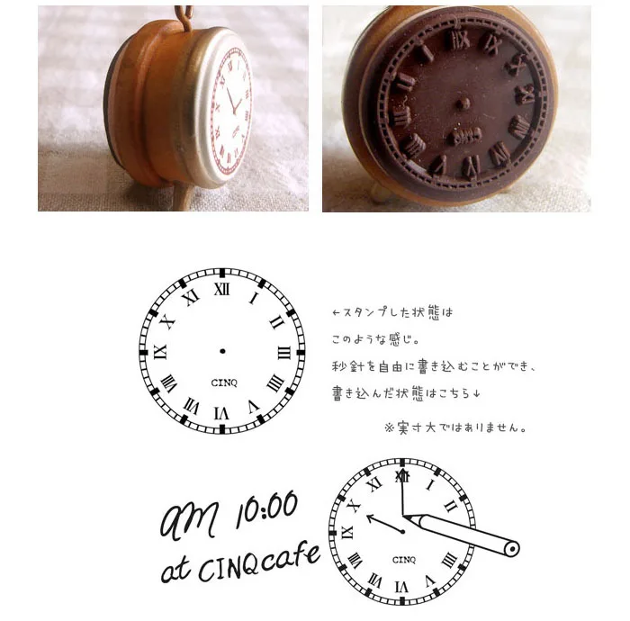 Clássica do Vintage Selo de Madeira Lote Engraçado Relógio Posição Estilo Selo Faça Você Mesmo Mini Toy Presente H031 20 Pçs - 5 20 pçslote Engraçado relógio posição clássica Do