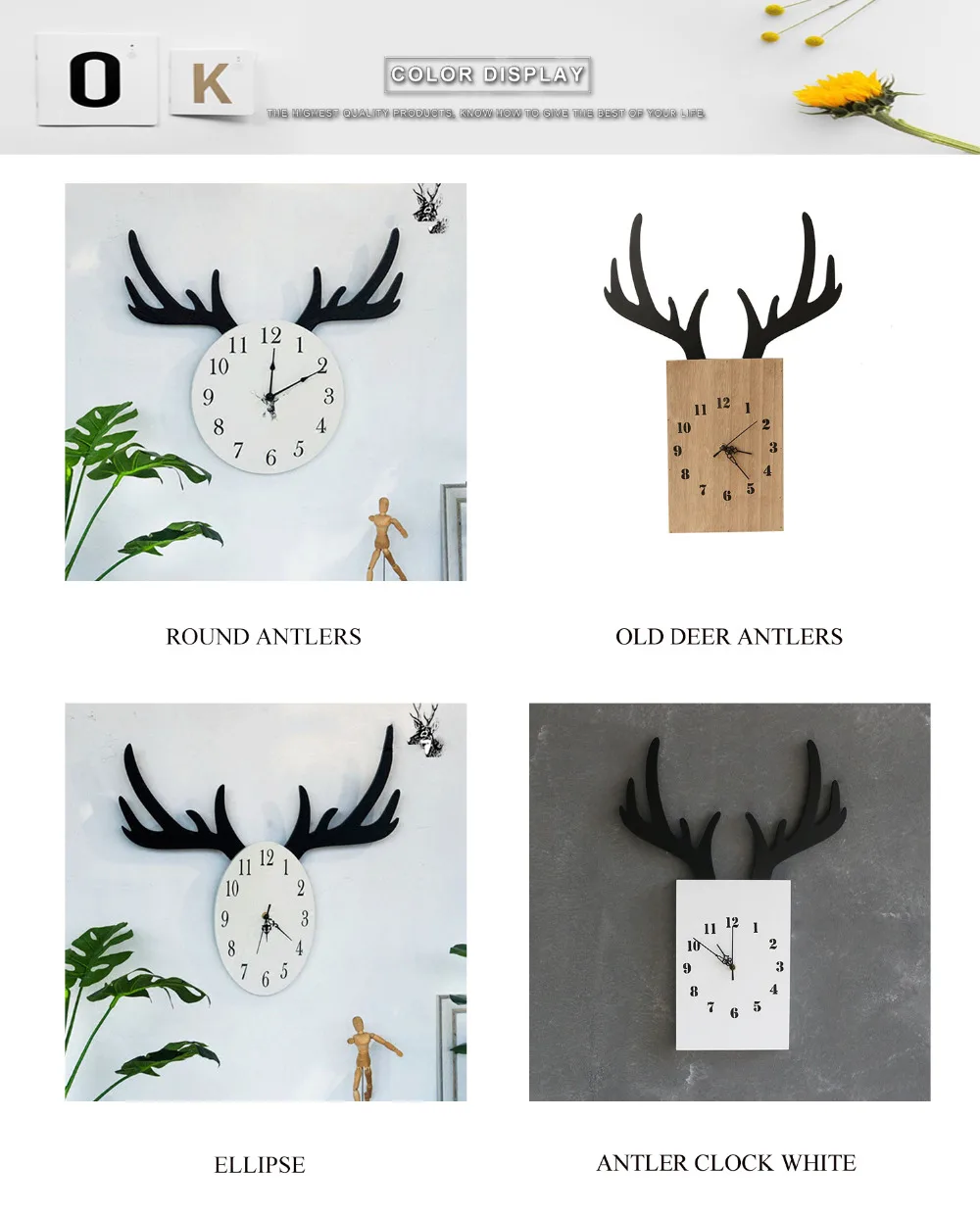 kitchen clock wall european clock (6)