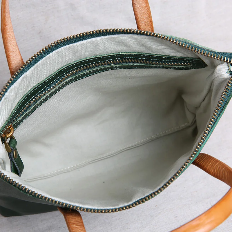 AETOO Handmade leather mini women's bag, vintage tanned cowhide one-shoulder slanted bag, literary handbag