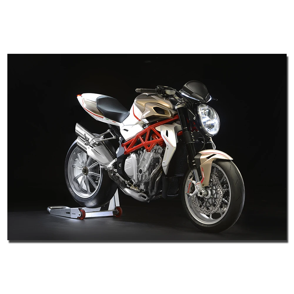 MV AGUSTA Brutale 1090 RR мускул плакат мотоцикл тканевая ткань печать настенные