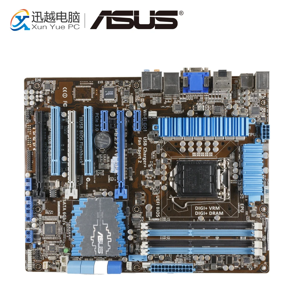 

Asus P8Z77-V Desktop Motherboard Z77 Socket LGA 1155 For i3 i5 i7 DDR3 32GB SATA3 USB3.0 HDMI DVI ATX Original Used Mainboard