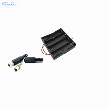 50 шт. 4x18650 батарея Чехол держатель Гнездо распределительная коробка для проводовС проводами 15 см, 5,5/2,1 DC штекер