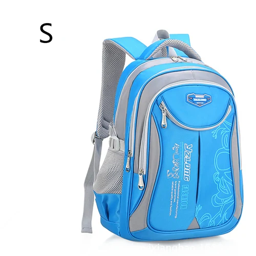 Ортопедический рюкзак, школьные ранцы для мальчиков и девочек, детские дорожные рюкзаки, Водонепроницаемый Школьный рюкзак, сумка для книг, mochila infantil - Цвет: S blue bray