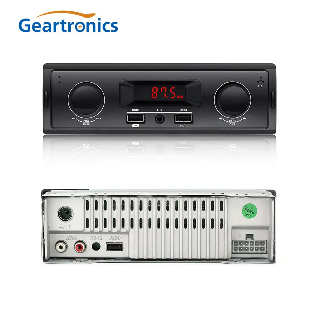 

Car Radio Player Dual USB Stereo Autoradio Car Radio 12V In-dash 1 Din FM Aux Input Receiver SD USB MP3 MMC WMA Audio Player