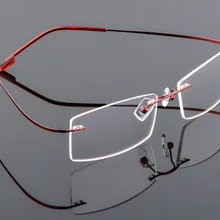 Eyesilove ультралегкие очки из титанового сплава без оправы для близоруких женщин очки для близоруких по рецепту очки градусов-0,50 до-6,00