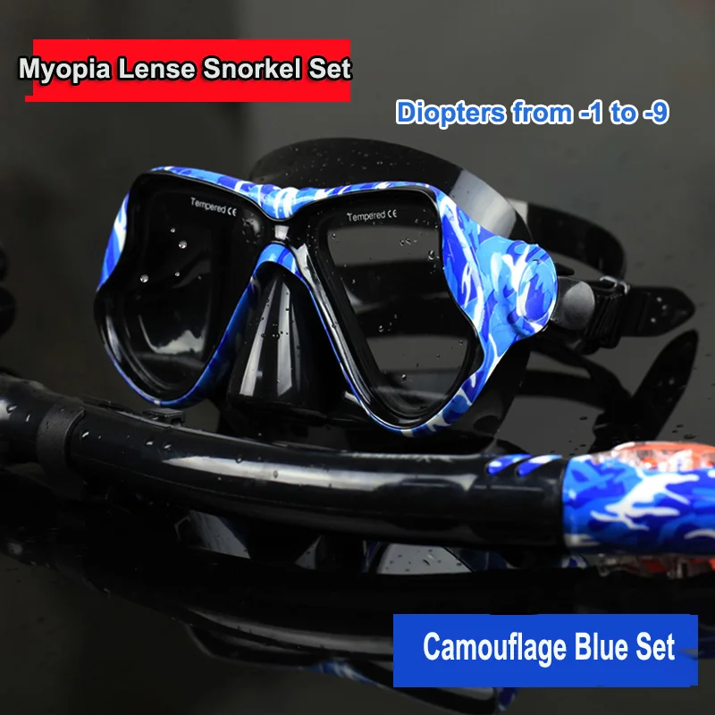 Profession Camouflage Diving Mask and Snorkel Top diving gears for