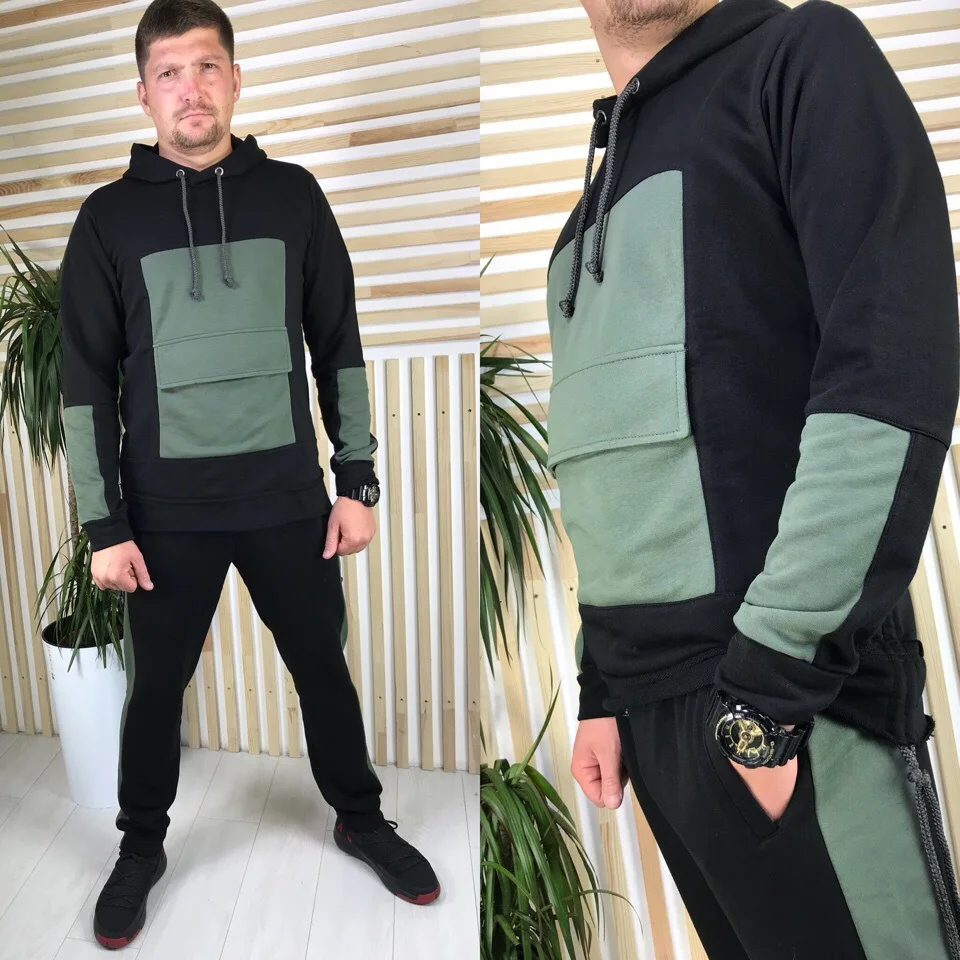 Tracksuit For Men 2 Pieces Set New Fashion Sporting suit Men Tracksuit Hoodie Spring Autumn Men Brand Clothes Hoodies+Pants