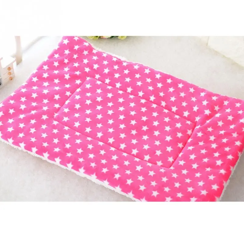 Pink Star Симпатичная подушка для кровати, одеяло для кошек, мягкое полотенце, теплое, для собак, прекрасный хлопок, для питомцев, щенков - Цвет: Pink Star