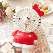 Мультфильм USB зарядка Электрический мини-вентилятор две передачи Регулировка немой пластик+ электронный компонент 20x11,5x6 см