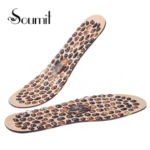 Soumit унисекс стелька для ног Массажная мягкая резиновая булыжная терапия акупрессурный коврик для обуви с подогревом ног массажные стельки для обуви