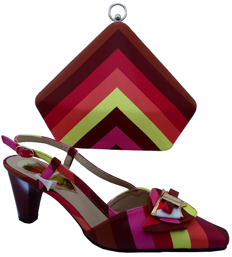 Hot Sale Italian Matching Shoe And Bag Set On Sale Factory Price African font b Woman