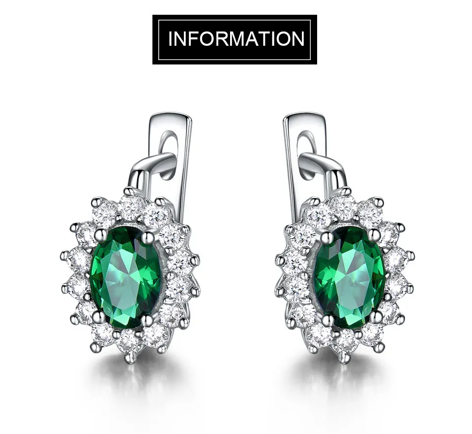 UMCHO-Emerald-925-sterling-silver-clip-earrings-for-women-EUJ074E-1-PC_01