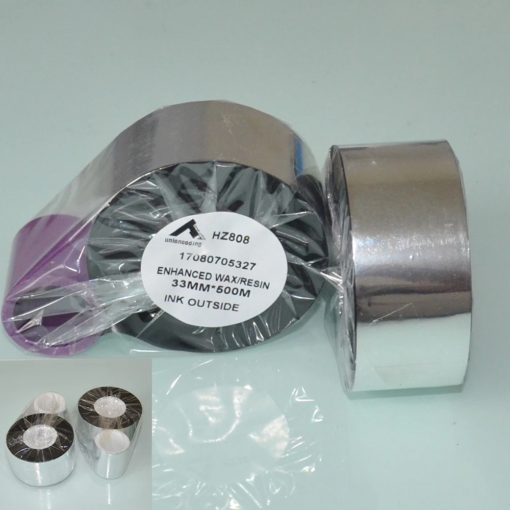 55mm*450m tto thermal transter ribbon for 6210 videojet printer for the