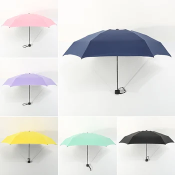 

Mini Folding Umbrellas Rain Women Gift Men Mini Pocket Parasol Girls Anti-UV Waterproof Portable Travel Umbrella180g