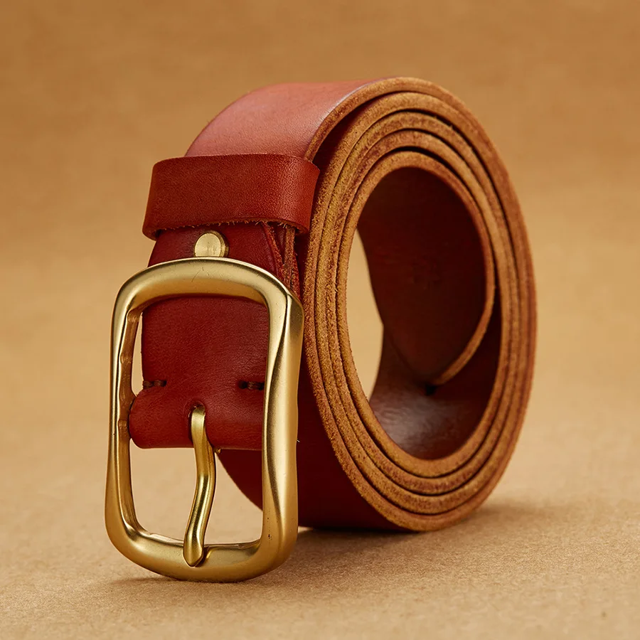 100real leather natural skin belt men Hairy soft genuine leather strap designer belts genuine
