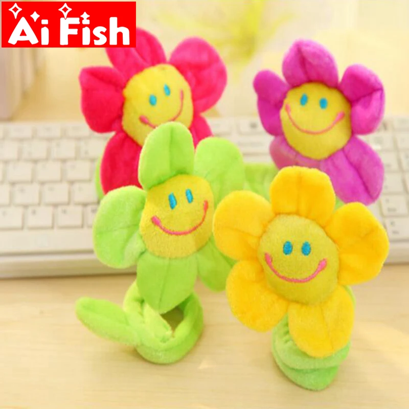 

Multi-color Smiley Sun Flowers Curtain Soft Buckle Flannelet Cartoon Kid's Room Curtain Bandage Home Decoration Tieback CP003