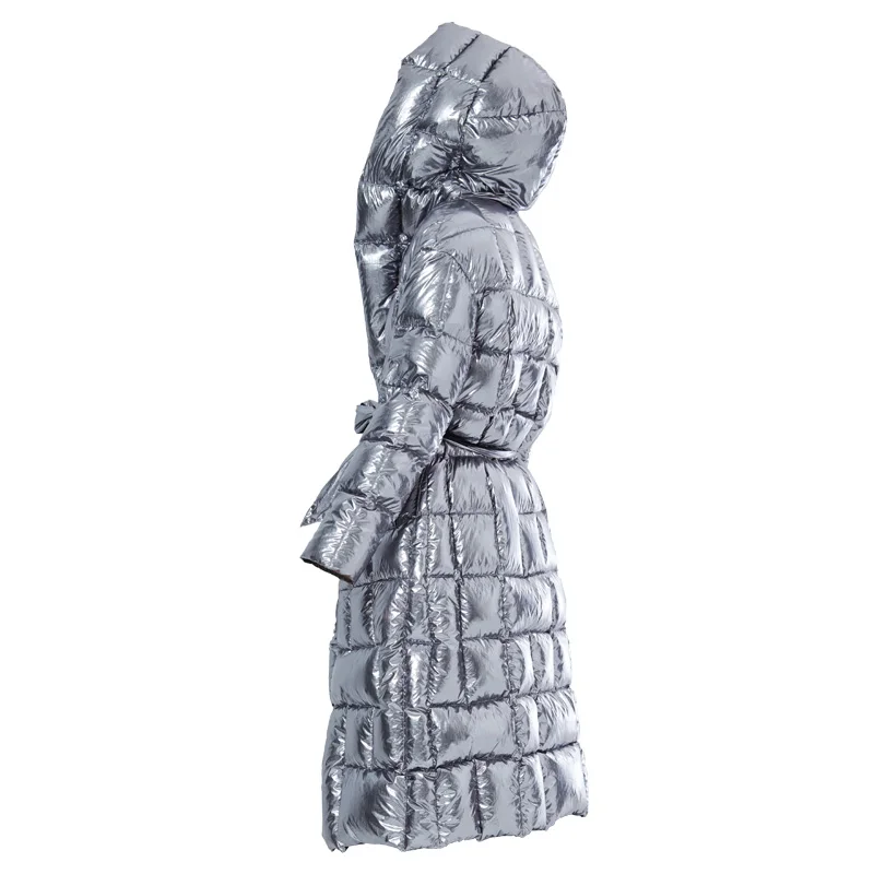 [XITAO] 2018 Autumn Europe Fashion New Women Wise-waisted Covered Button Full Sleeve Solid Color Casual Thick Down Coat ZLL1265