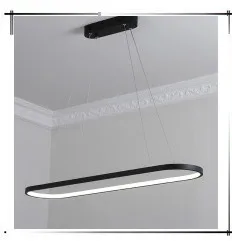 Минимализм современной светодиодный Потолочные светильники черный/белый алюминиевая потолочная лампа гостиная, спальня lamparas де techo colgante