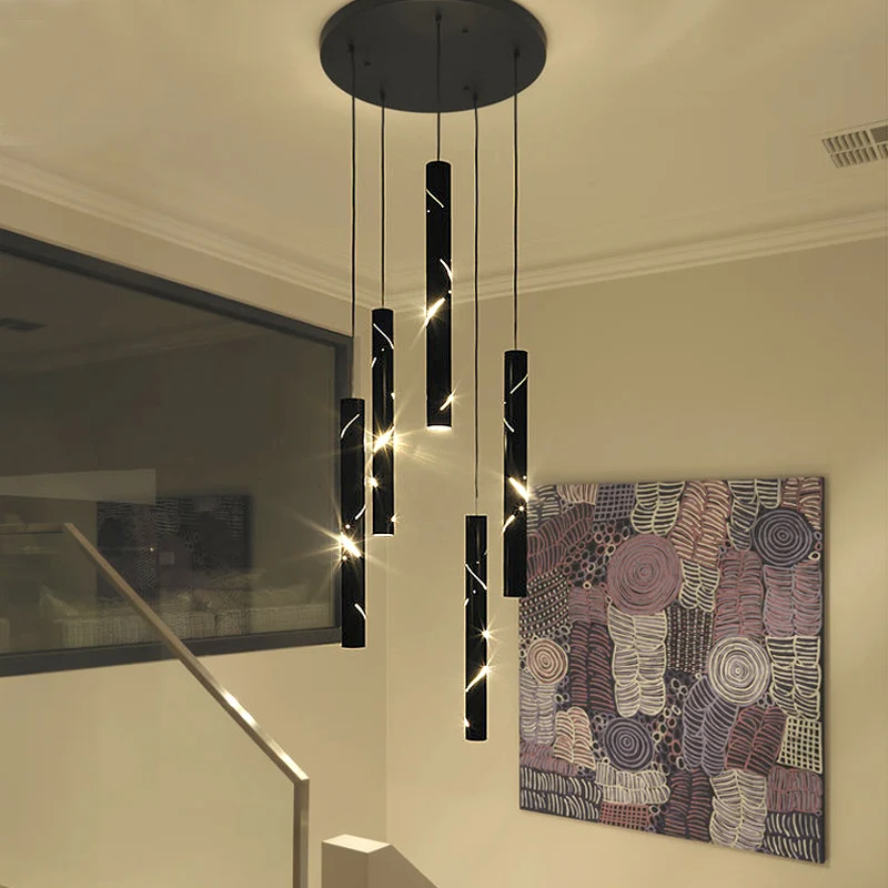 Pendant Light Aluminium 95 245v Iron Art Base Light Through Black