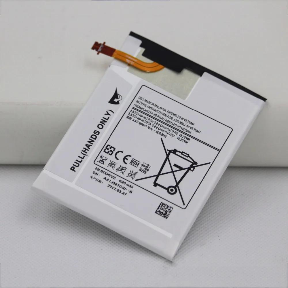 ISUNOO 5 шт./лот EB-BT230FBE ноутбука Батарея для Samsung Galaxy Tab 4 7,0 уголок T230 T231 T235 внутренняя Замена
