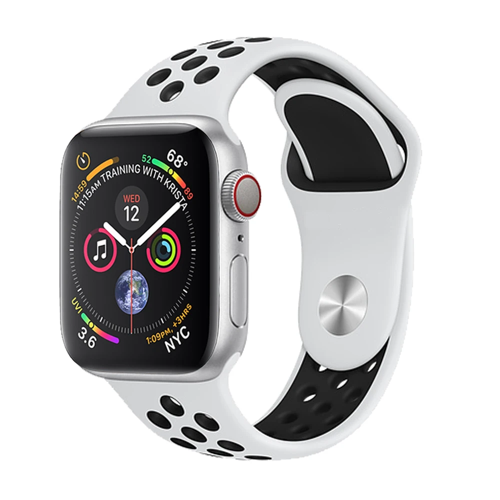 Strap for apple watch band apple watch 4 3 iwatch band 42mm 38mm 44mm 40mm Accessories bracelet sport Silicone pulseira correa