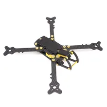 PUDA 250 250mm 5 de Polegada De Fibra De Carbono FPV Kit Quadro 4mm Braço Para DALPROP Freestyle RC Zangão 5045