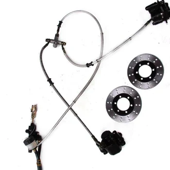 

ATV DIY Motorcycle Rear Brake Disc Disk With Calipers