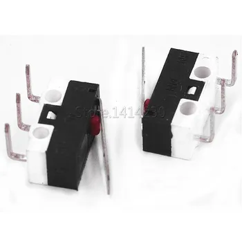 

10Pcs 3Pins 90 Degree Curved Needle Left Curve Mouse Switch Limit Switch Push Button Switch 1A 125V AC