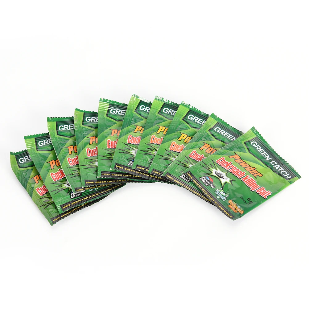 

10Packs Green Leaf Powder Cockroach Killing Bait Insecticide Repellent Russian Cockroaches Killer Repeller Trap Pest Control