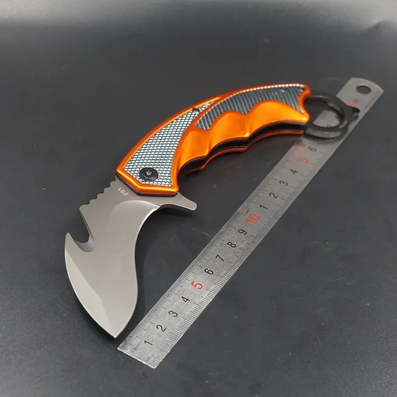 Karambit нож складной тактический нож многофункциональный для выживания охоты на открытом воздухе кемпинга карманные ножи самообороны EDC Многофункциональный инструмент