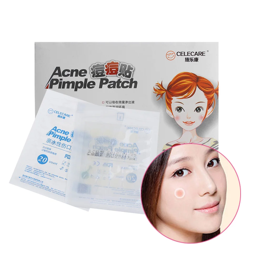 1 Box/40 Pcs Acne Remover Tool Care Acne Acne Scar Remover Sticker