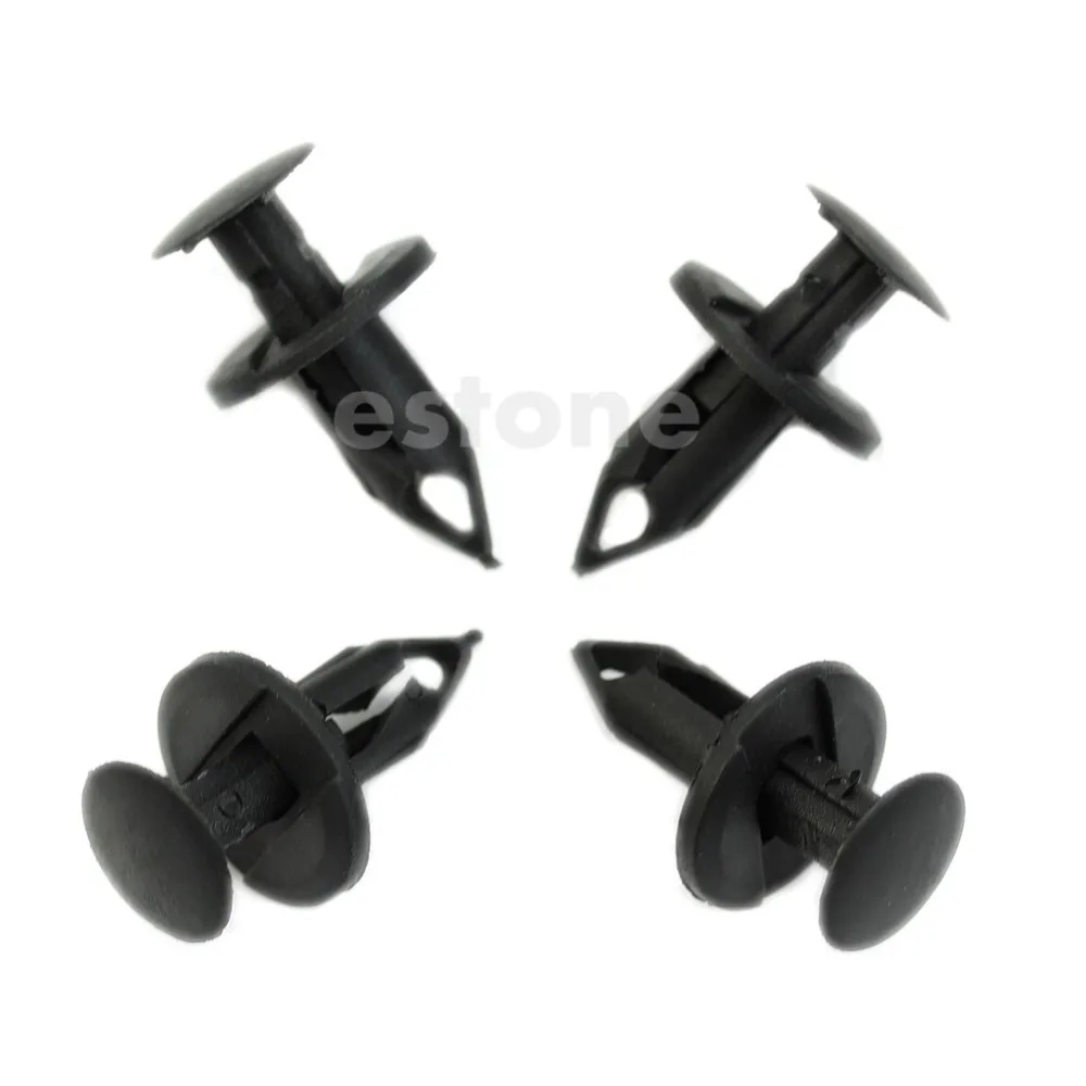 QILEJVS 10Pcs 8mm Fender Rivet Fastener Clips Push Type Retainer For