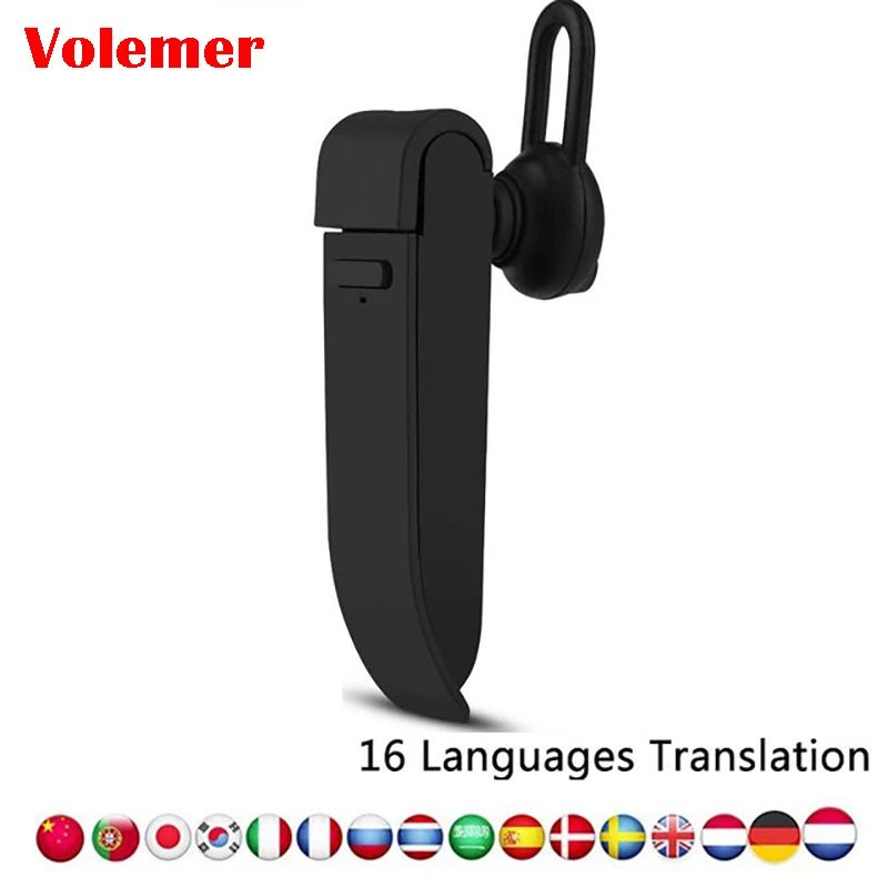 

Intelligent Multi-Language instant speech translator voice with Wireless bluetooth earphone traductor simultaneo for Meeting