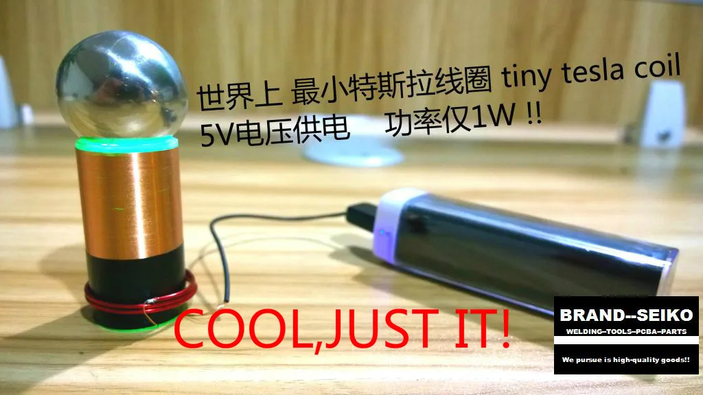 

Minimum tesla coil in the world A watt power tiny tc super mini tesla's coil
