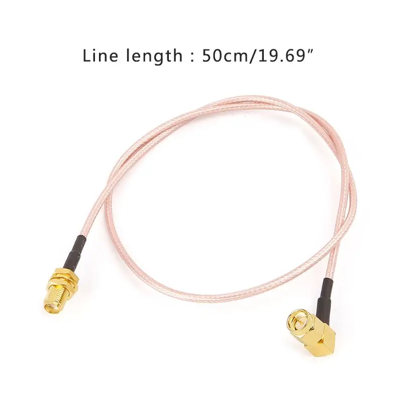 SMA папа правый угол к Гнездовой Соединительный кабель RG316 RF коаксиальный адаптер