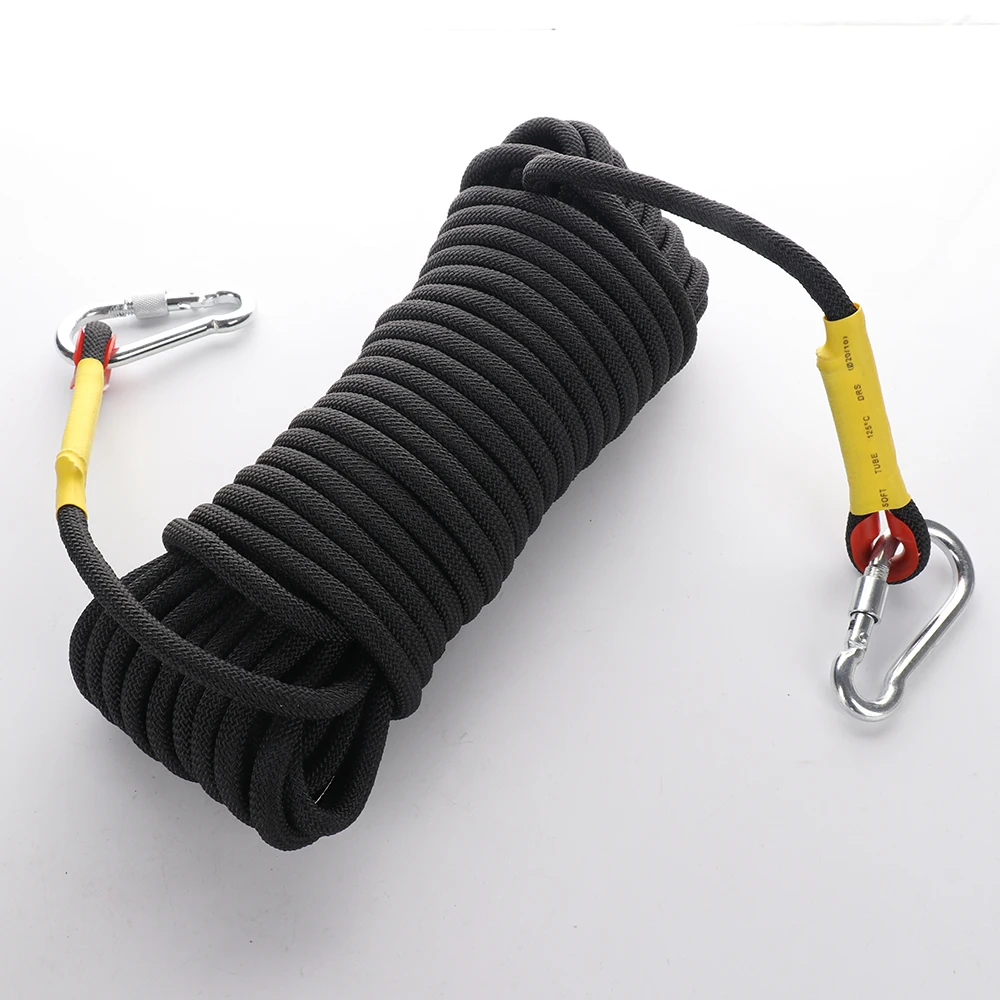 Outdoor Safety Climbing Rope Rock Climbing Rope Escape Rope Ice Climbing Equipment escape rescue Nylon Fire parachute rope