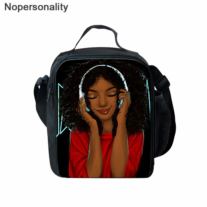 Nopersonality 3 шт./компл. африканская черная принцесса девочка детский сад школьная сумка американская Школьная Сумка подростковая детские школьные рюкзаки - Color: Z5007G